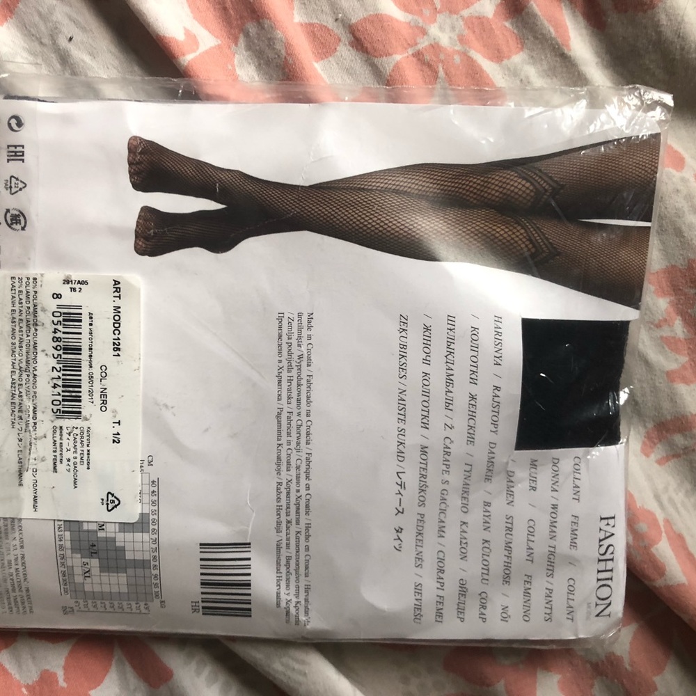 New Fishnet Tights with Pattern